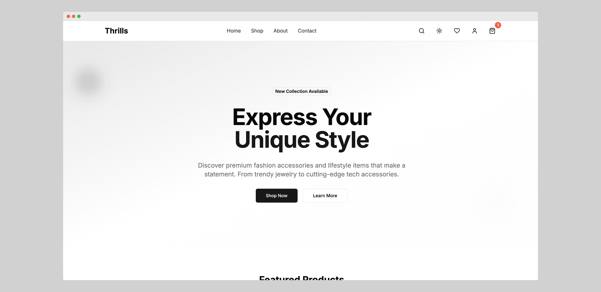 Thrills – Modern Dropshipping Store screenshot